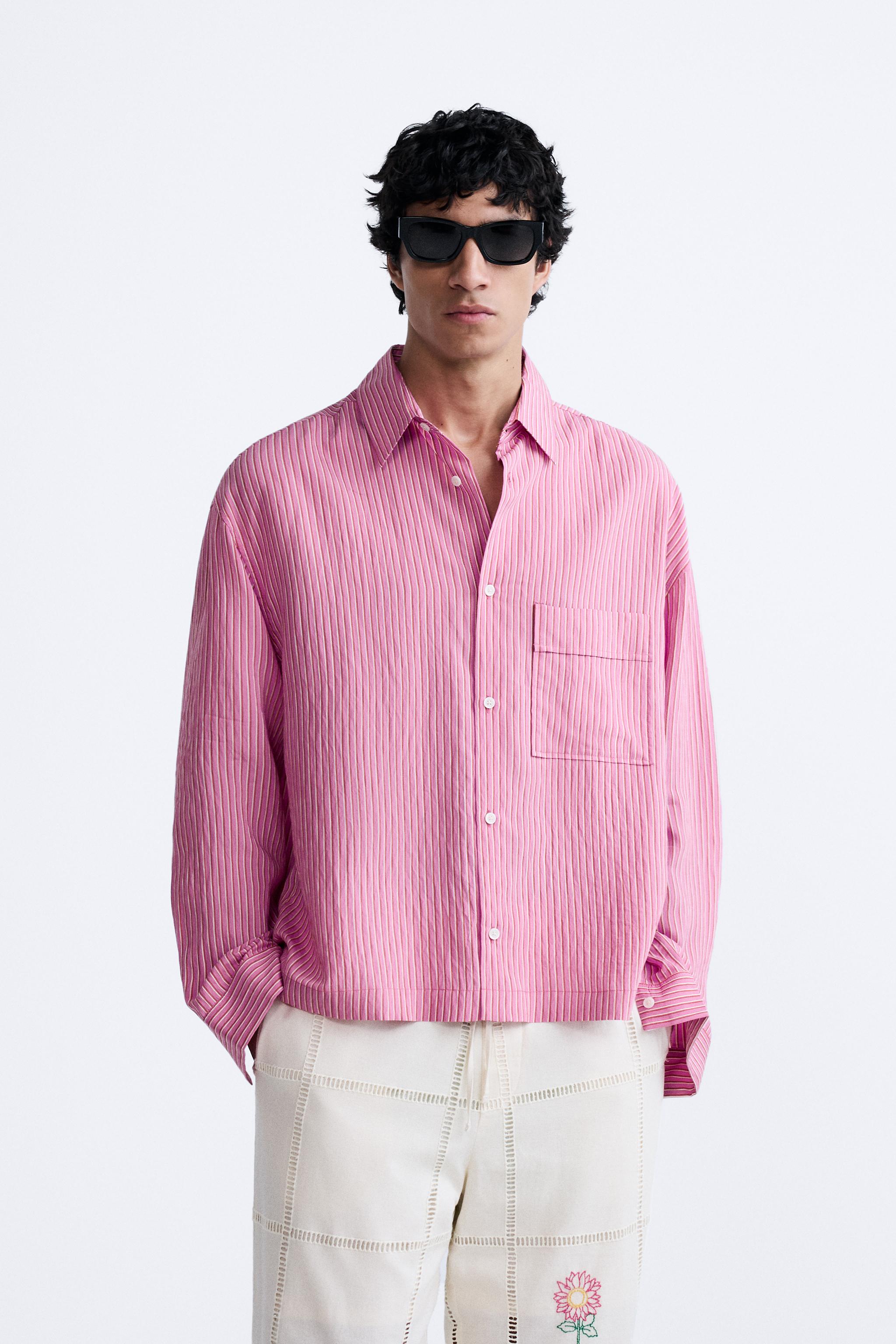 Gestreiftes hemd zara Clearance